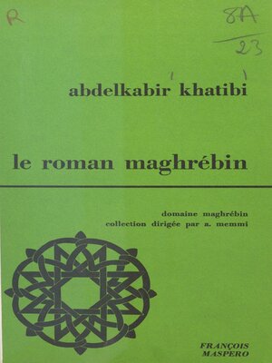 cover image of Le roman maghrébin